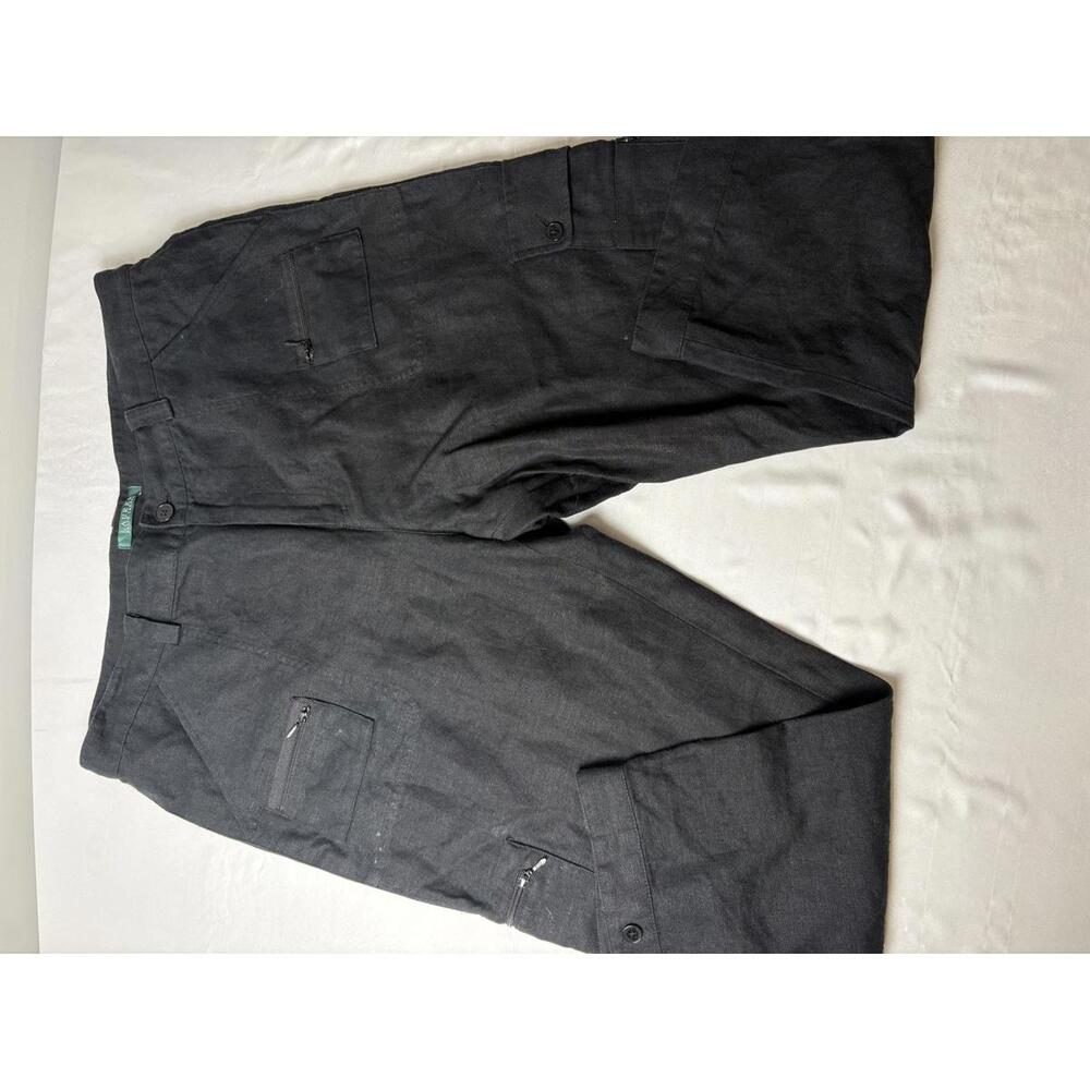 Ralph Lauren black cargos - size 14